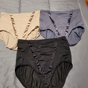 Lot of 3 Maidenform shapewear panties size XL
